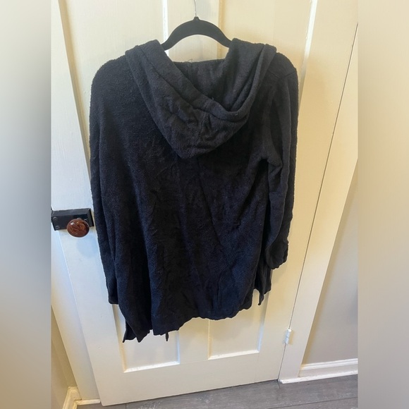 Barefoot Dreams Bamboo Chic Lite Long Cardigan Black Women’s Large/XL - Picture 4 of 5